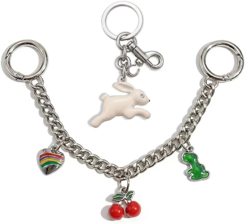 SOPKTA Bag Charms - Cherry Bag Charm Chain, fashionable Purse Charms for women's purse chain - Image 1